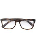 Dolce & Gabbana - Square Frame Glasses - Men - Acetate - One Size, Brown, Acetate