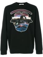Givenchy Hawai Crest Print Sweatshirt - Black