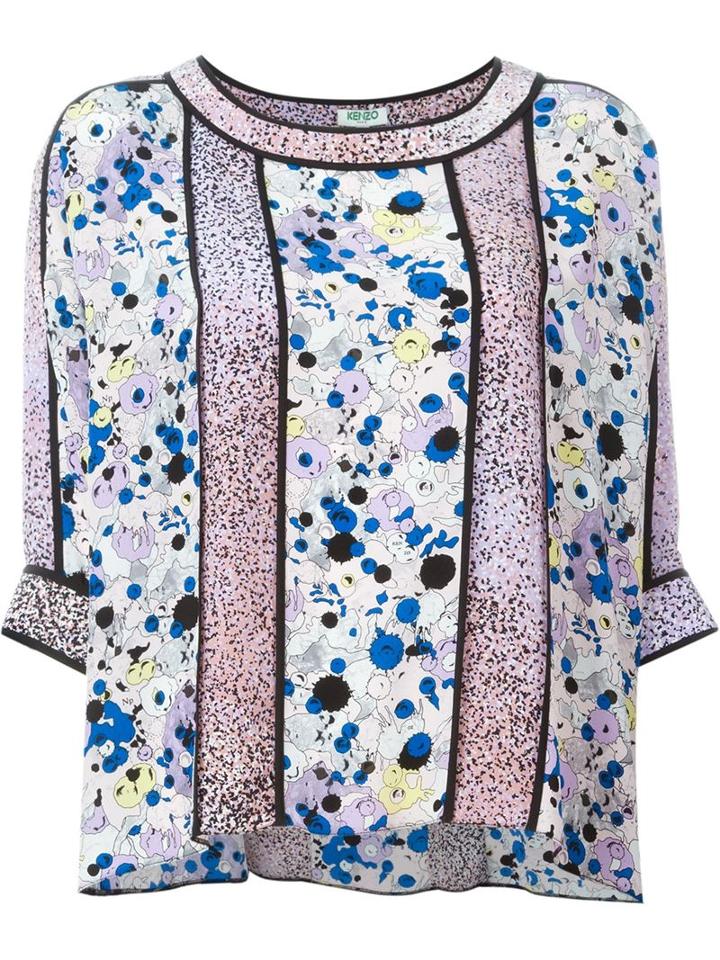 Kenzo Moonmap Top, Women's, Size: 34, Silk