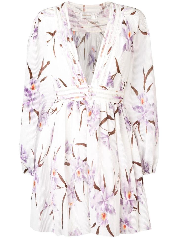 Zimmermann Corsage Mini Dress - White