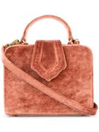Mehry Mu Top-handle Box Tote - Pink & Purple