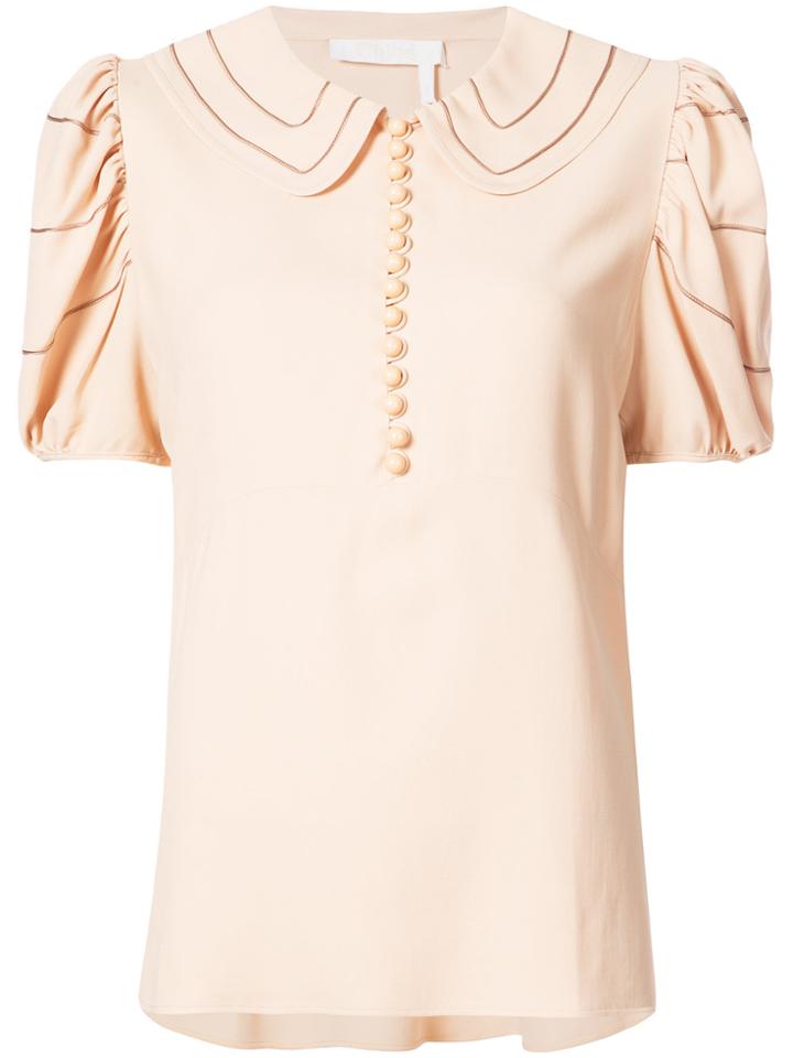 Balenciaga Slide Floral Blouse - Multicolour