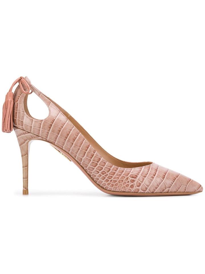 Aquazzura Forever Marylin 90 Pumps - Pink