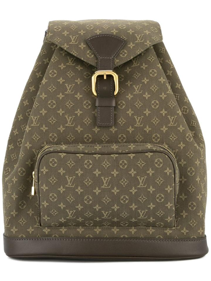 Louis Vuitton Vintage Montsouris Gm Backpack - Green