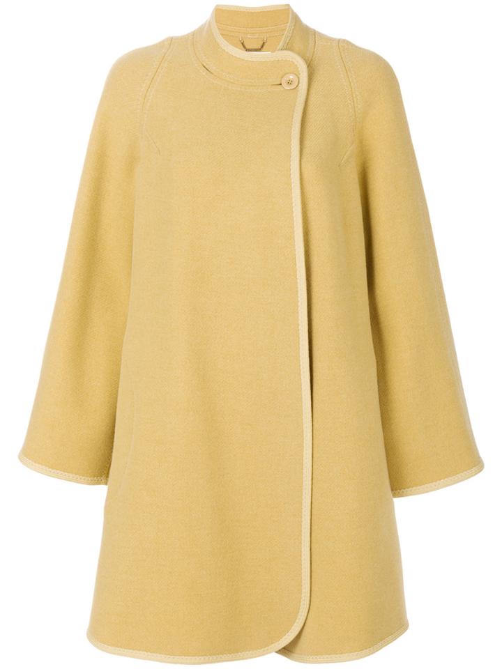 Chloé Wrap Blanket Coat - Green