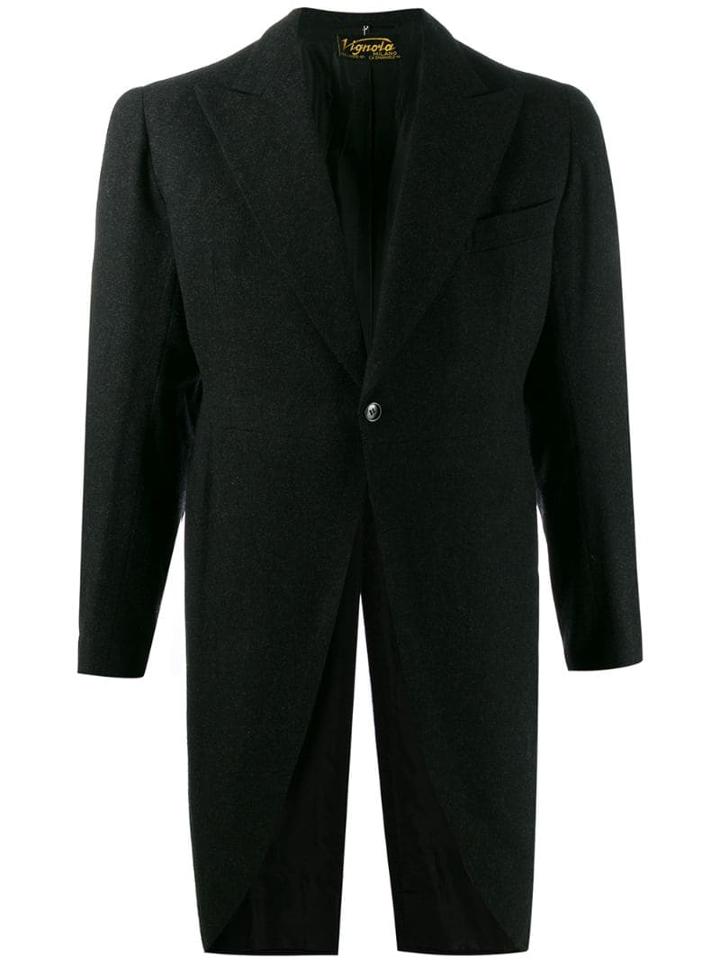 A.n.g.e.l.o. Vintage Cult 1940's Vignola Peaked Tailcoat - Grey