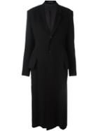 Yohji Yamamoto Vintage Classic Single-breasted Coat, Women's, Size: 2, Black