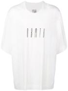 Julius Printed Oversized T-shirt - White