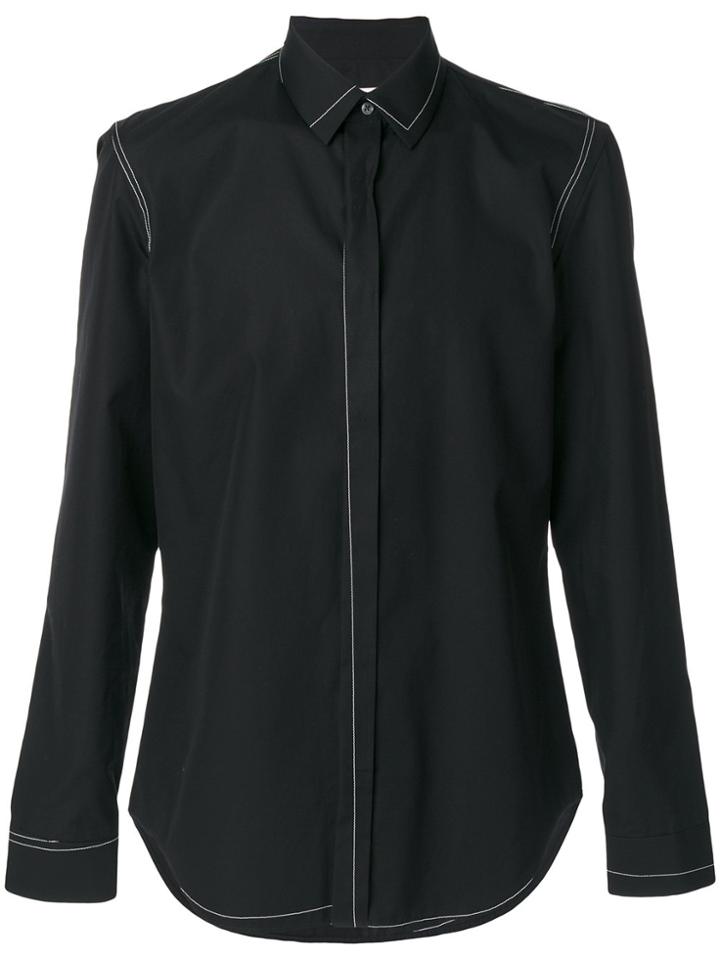 Maison Margiela Contrast Stitch Shirt - Black