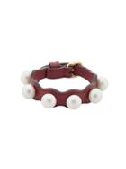 Fendi Embellished Bracelet - Red