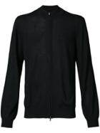 Pya Turtle-neck Zip Cardigan - Black