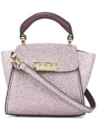 Zac Zac Posen Eartha Iconic Mini Glitter Top Handle Bag - Pink &