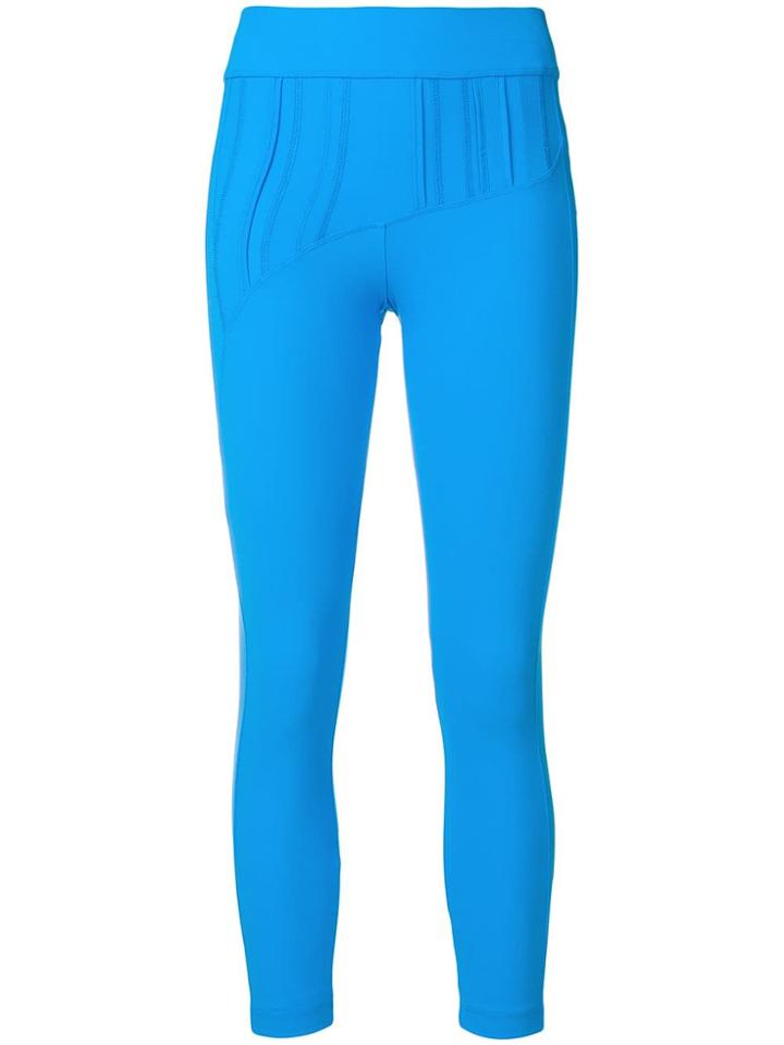 No Ka' Oi Cropped Leggings - Blue