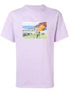 Fucking Awesome Explosion Graphic Print T-shirt - Pink & Purple