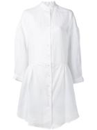Roberts Wood Mid-length Shirt Dress - White