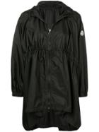 Moncler Oversized Hooded Coat - Black