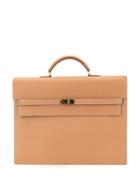 Hermès Pre-owned Kelly Depeche 38 Briefcase - Brown
