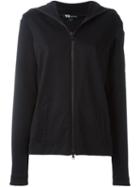 Y-3 Zipped Hoodie, Women's, Size: Xs, Black, Cotton/polyester