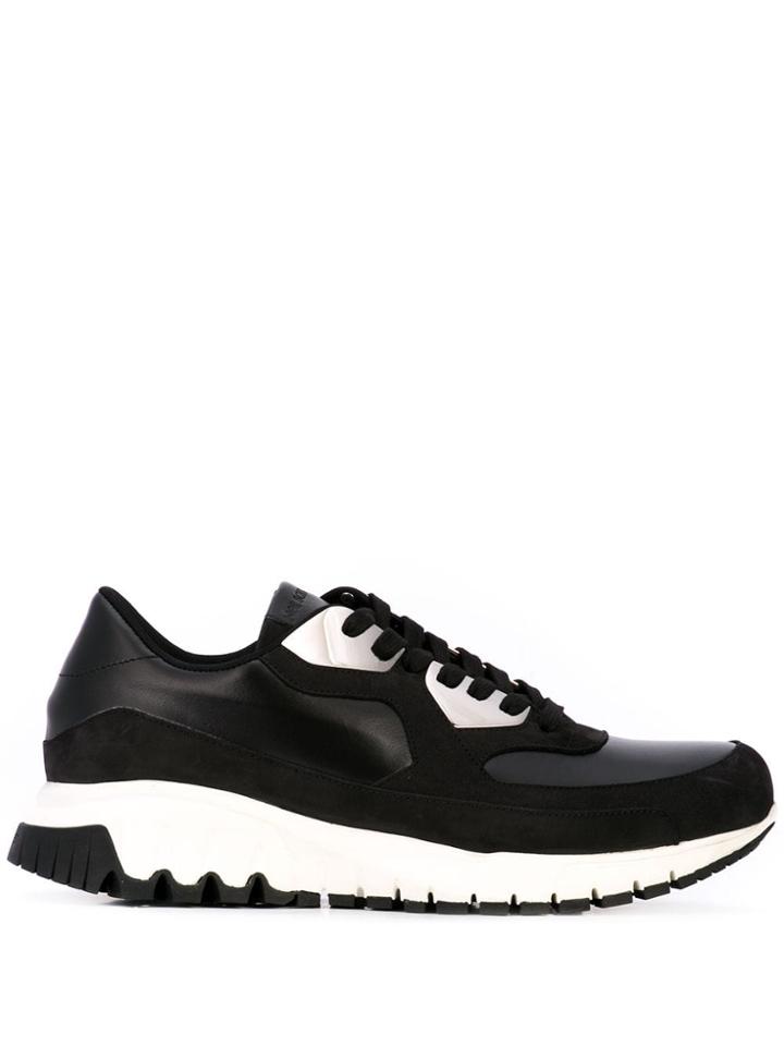 Neil Barrett Platform Sole Sneakers - Black