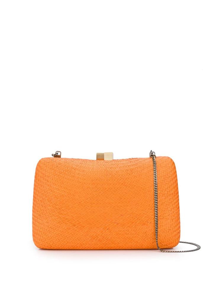Serpui Woven Minaudière - Orange