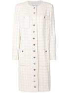 Chanel Vintage Long Tweed Jacket - Nude & Neutrals