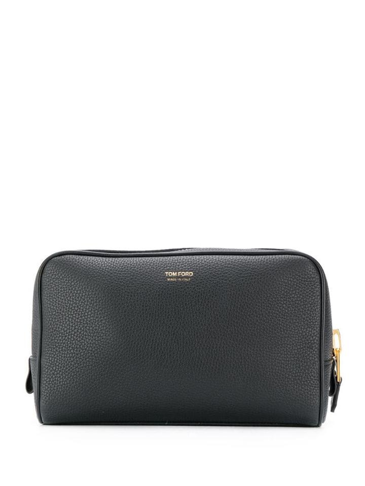 Tom Ford Pebbled Texture Wash Bag - Black