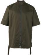 Helmut Lang Zipped Shirt, Men's, Size: Large, Green, Cotton
