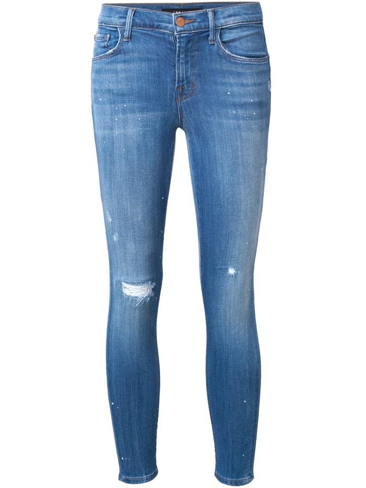 J Brand Skinny Jeans, Women's, Size: 28, Blue, Cotton/lyocell/polyester/spandex/elastane