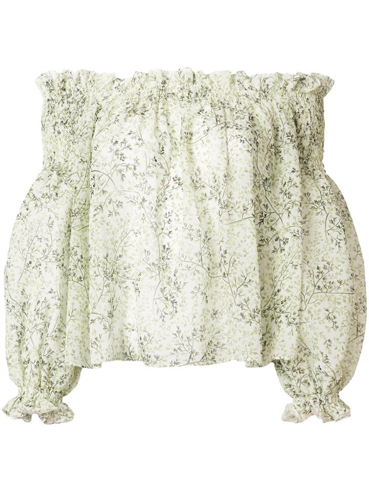 Giambattista Valli Off-the-shoulder Top - Green