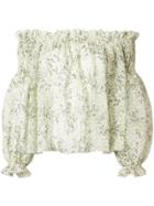 Giambattista Valli Off-the-shoulder Top - Green