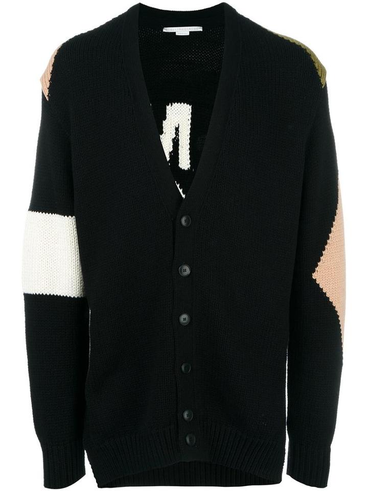 Stella Mccartney Tomorrow Knit Cardigan, Men's, Size: Small, Black, Cotton/polyamide/viscose/wool