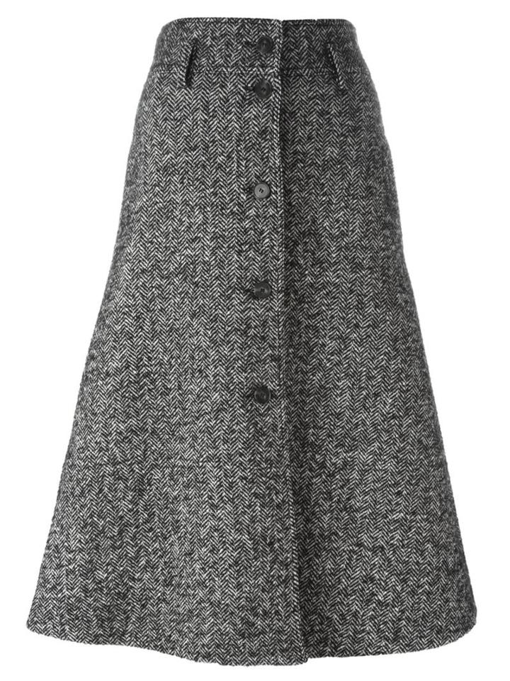 Philosophy Di Lorenzo Serafini Buttoned A-line Skirt