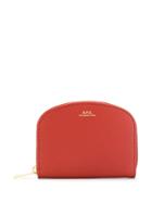 A.p.c. Half Moon Coin Purse - Red