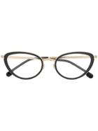 Versace Eyewear Cat-eye Glasses - Black