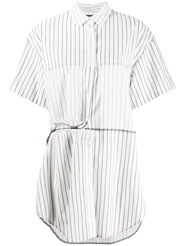 Youser Panelled Shirt - Neutrals