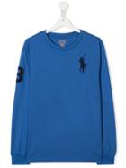 Ralph Lauren Kids Teen Round Neck Sweatshirt - Blue