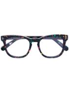 Stella Mccartney - Multicoloured Speck Eyeglasses - Women - Acetate - 50, Black, Acetate