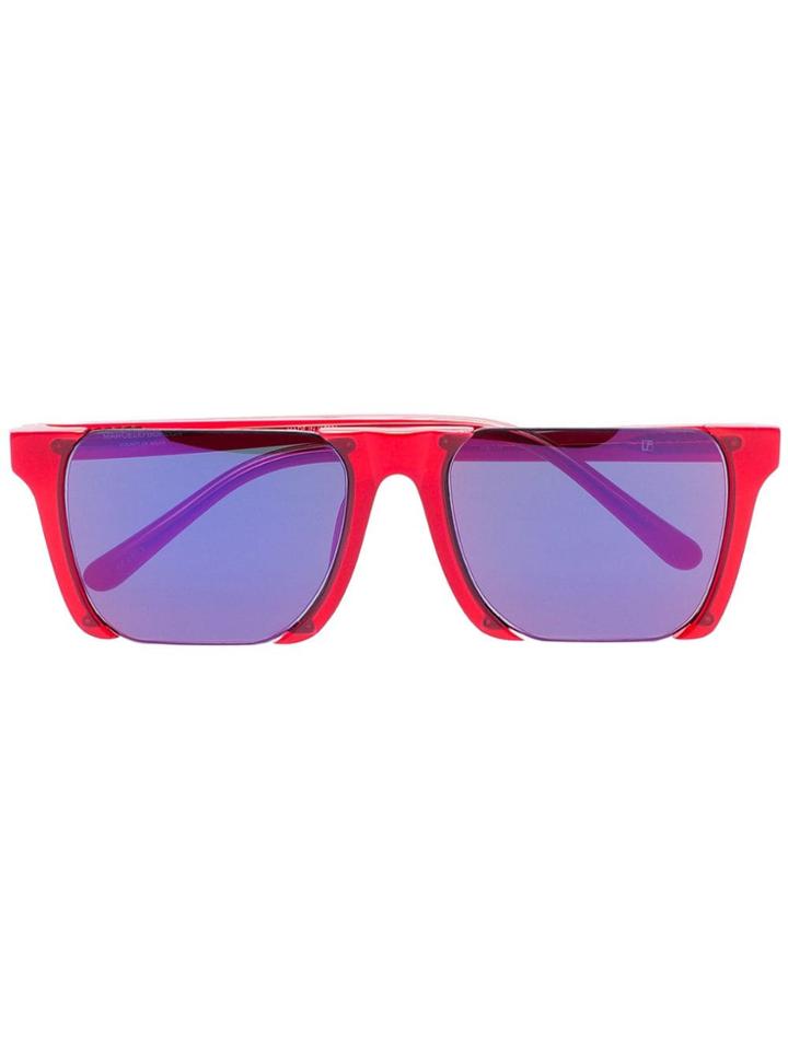 Linda Farrow X Marcelo Burlon Red Square Sunglasses