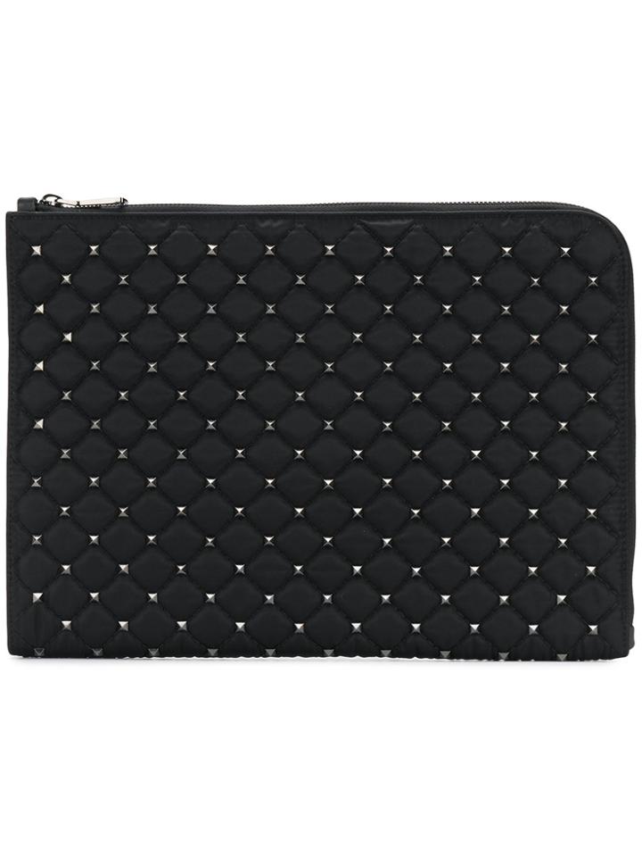 Valentino Valentino Garavani Rockstud Zipped Pouch - Black