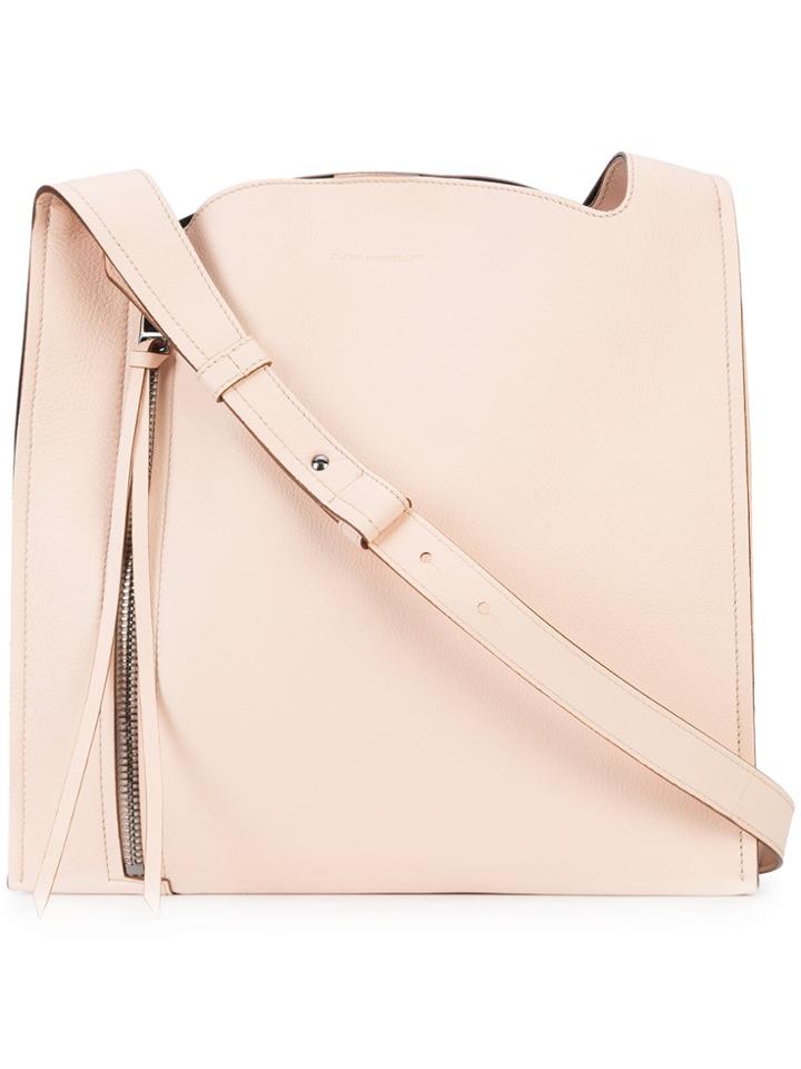 Elena Ghisellini Zip-detail Tote - Nude & Neutrals