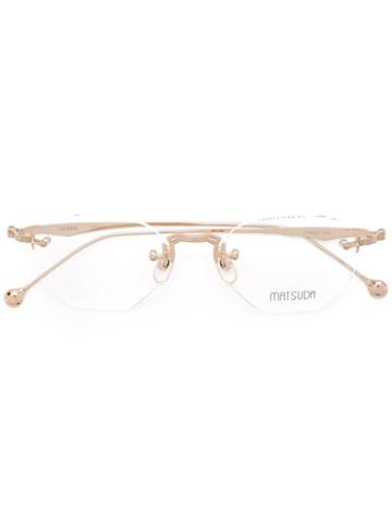 Matsuda 'm9009' Glasses, Gold