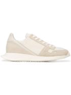 Rick Owens Contrast Low Top Sneakers - White