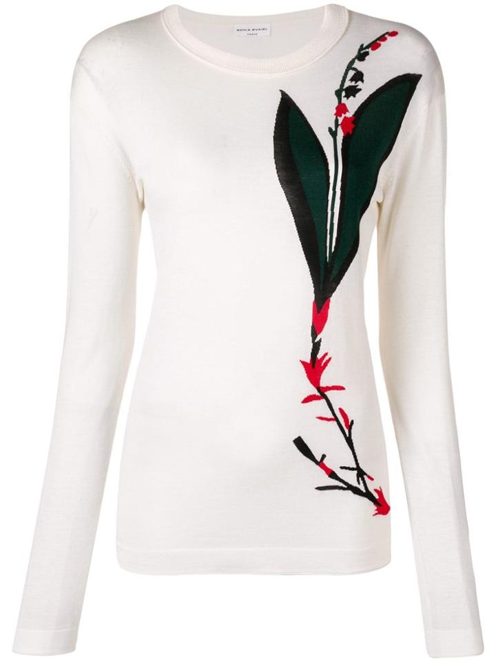 Sonia Rykiel Floral Print Pullover - White