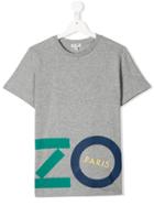 Kenzo Kids Teen Logo T-shirt - Grey