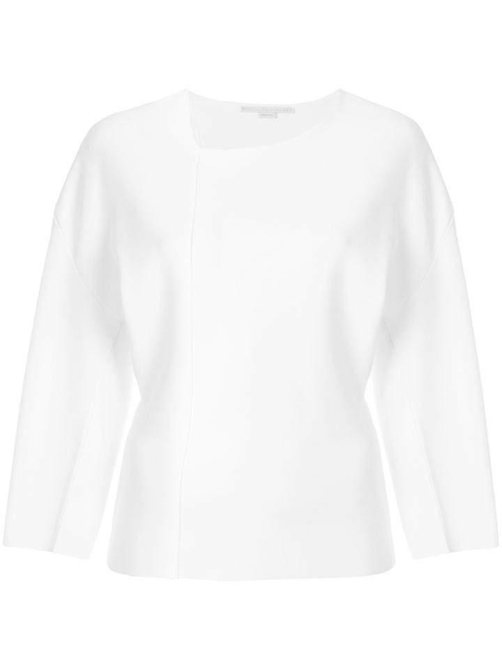Stella Mccartney Asymmetric Collar Jumper - White