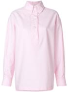 Marc Jacobs Oversized Collar Blouse - Pink & Purple