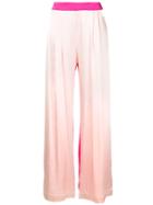 Michael Lo Sordo High Waisted Wide Leg Trousers - Pink