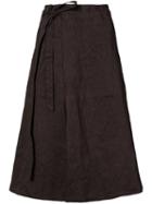 Forme D'expression Striped Side Tie Skirt - Pink