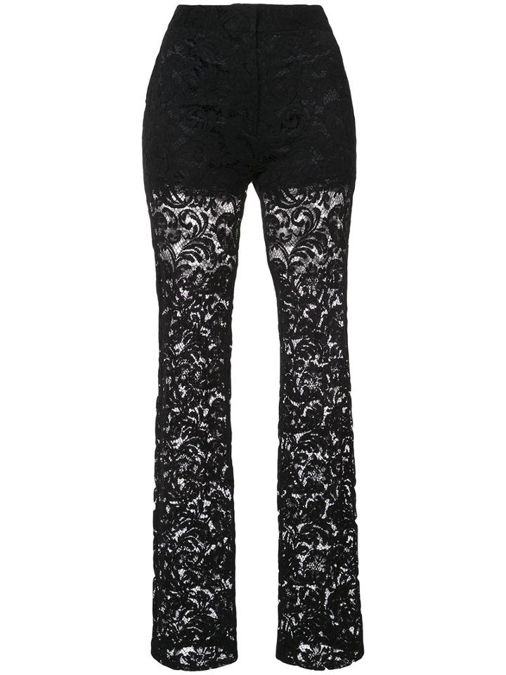 Adam Lippes - Short Lined Lace Trousers - Women - Cotton/nylon/viscose/shell - 4, Black, Cotton/nylon/viscose/shell