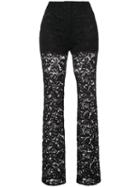 Adam Lippes - Short Lined Lace Trousers - Women - Cotton/nylon/viscose/shell - 4, Black, Cotton/nylon/viscose/shell